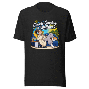 Gaming Couch Wellness Viral Meme T-Shirt