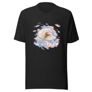 Whisper Vibes Aesthetic Graphic Tee