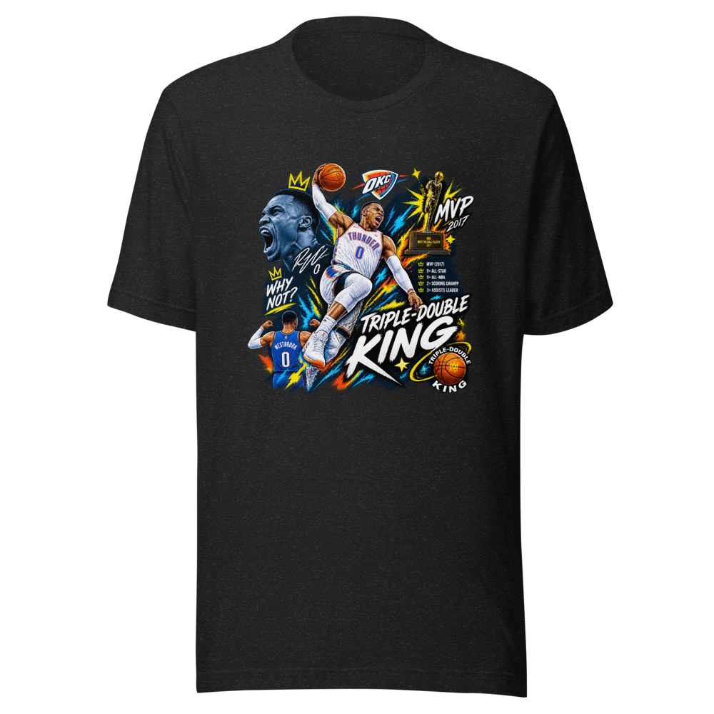 Russell Westbrook Triple-Double King T-Shirt