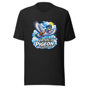 Virtual Pigeon Messenger App T-Shirt