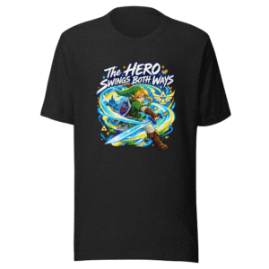 The Hero Swings Both Ways Zelda T-Shirt