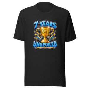 7 Years Unspoiled Impressive Achievement Tee