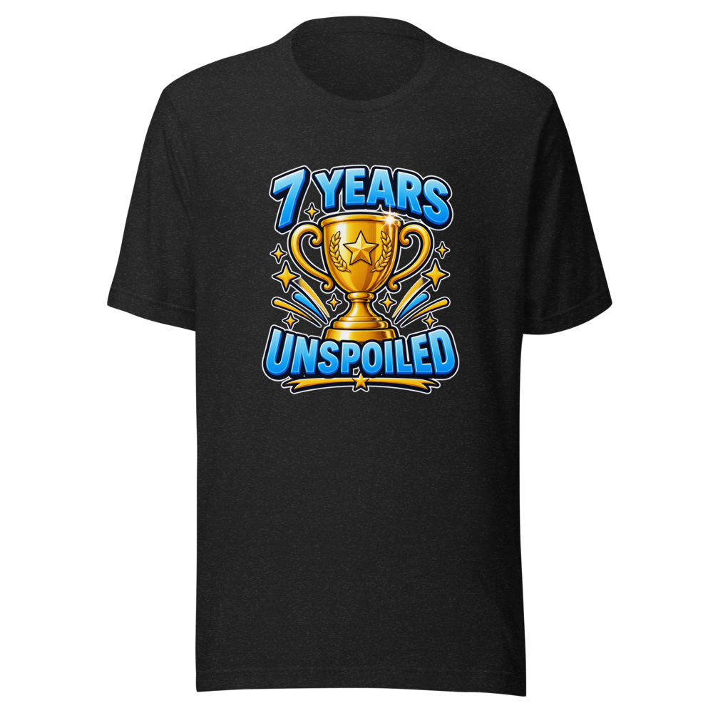 7 Years Unspoiled Impressive Achievement Tee