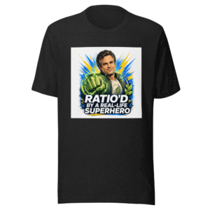 Mark Ruffalo Ratio'd Superhero T-Shirt