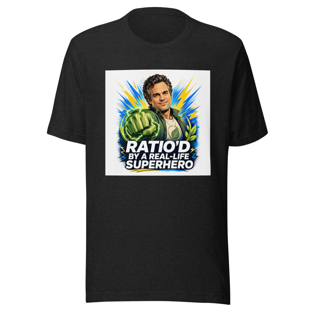 Mark Ruffalo Ratio'd Superhero T-Shirt