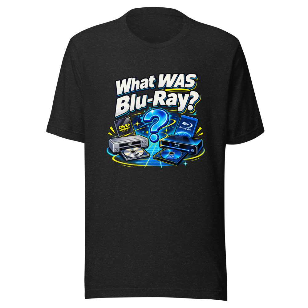 Blu-Ray vs DVD: The Ultimate Tech Mystery Tee