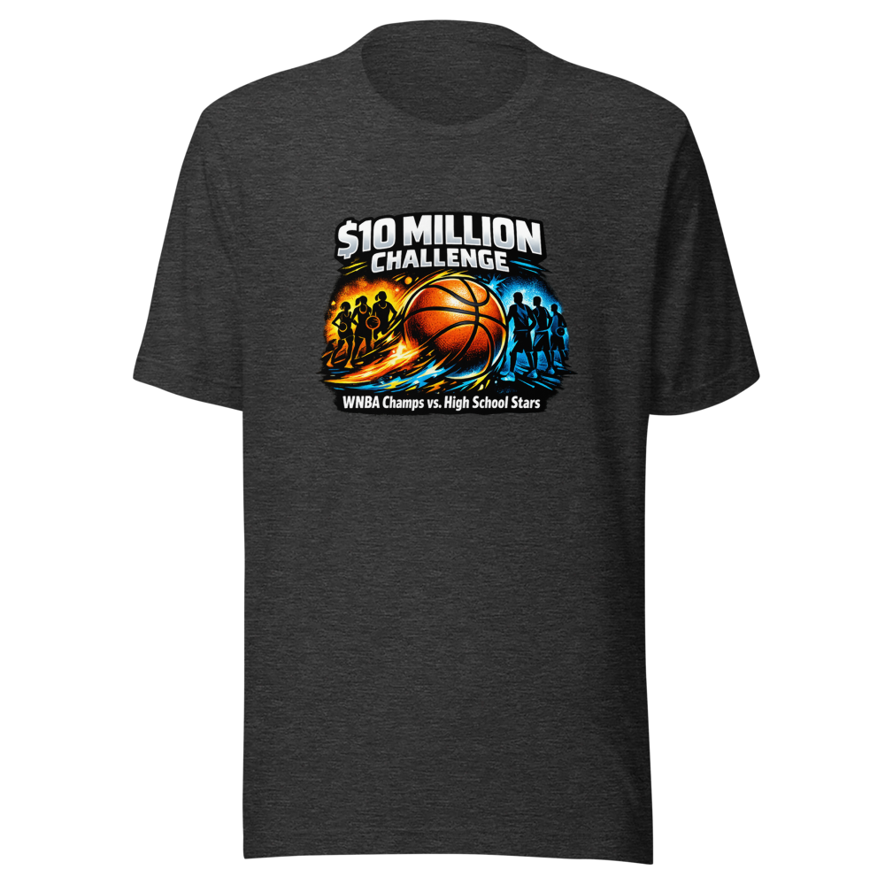 Clay Travis $10M WNBA vs High School Basketball Challenge Tee - Image 9