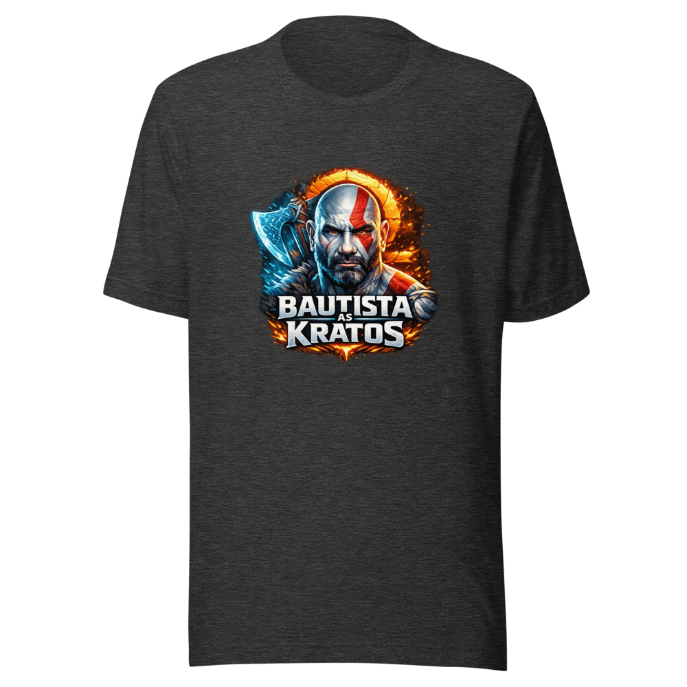 Dave Bautista as Kratos God of War Series T-Shirt - Image 9