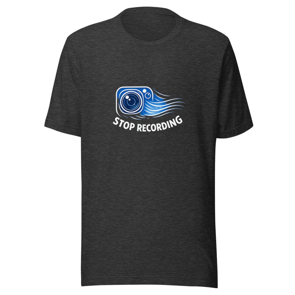 Stop Recording Surveillance State Vibe Tee - Image 9
