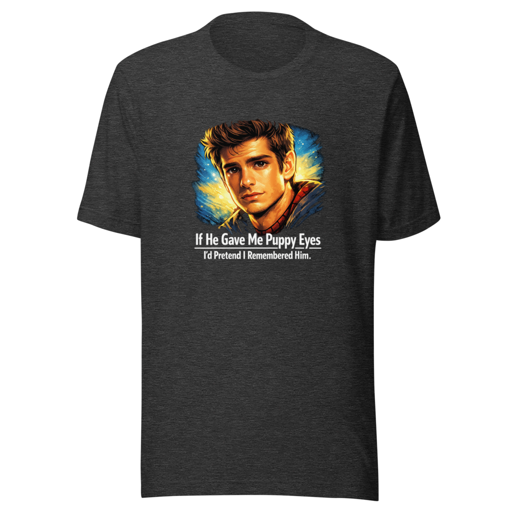 Peter Parker Puppy Eyes T-Shirt - Image 9