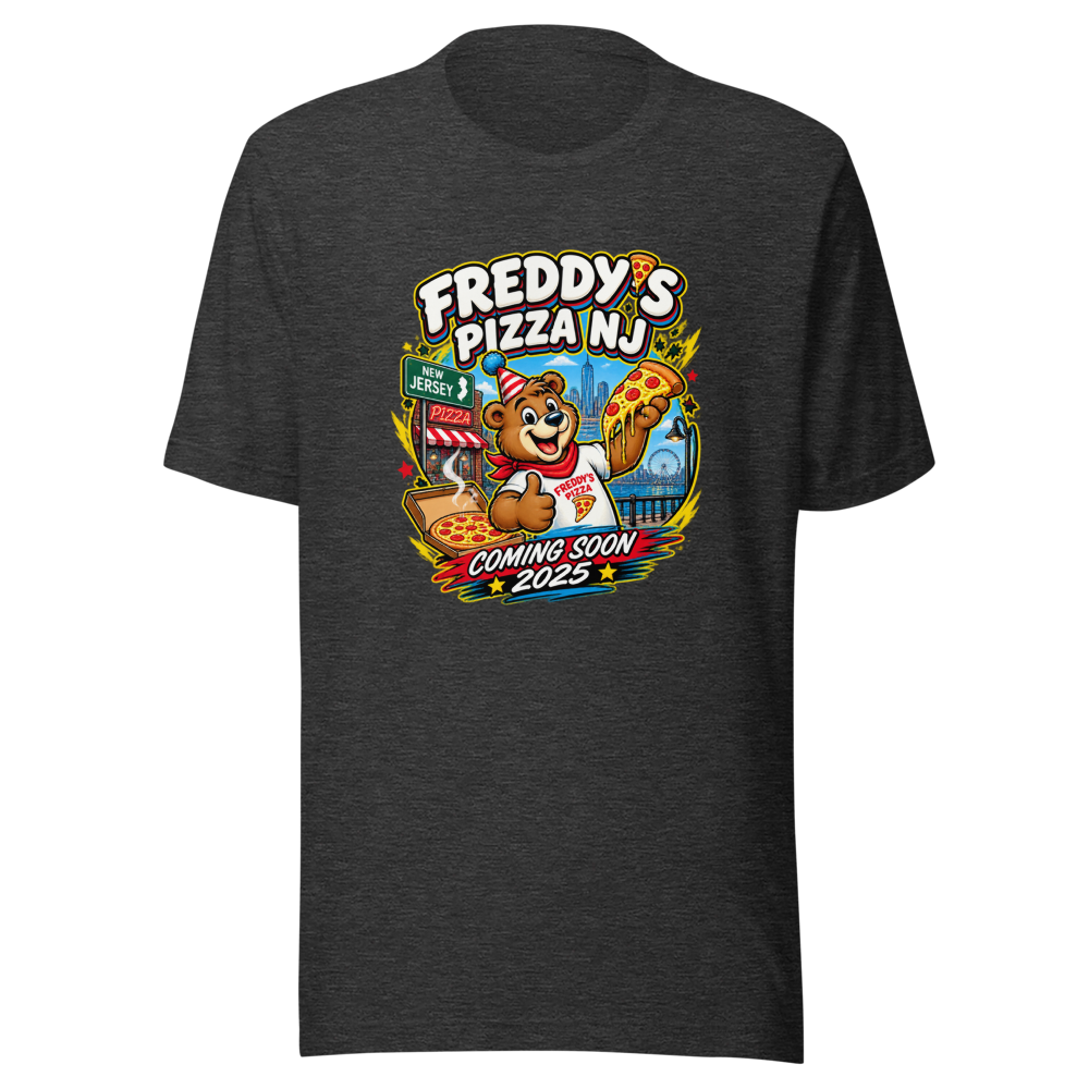 Freddy Fazbear's Pizza NJ - Coming Soon T-Shirt - Image 9