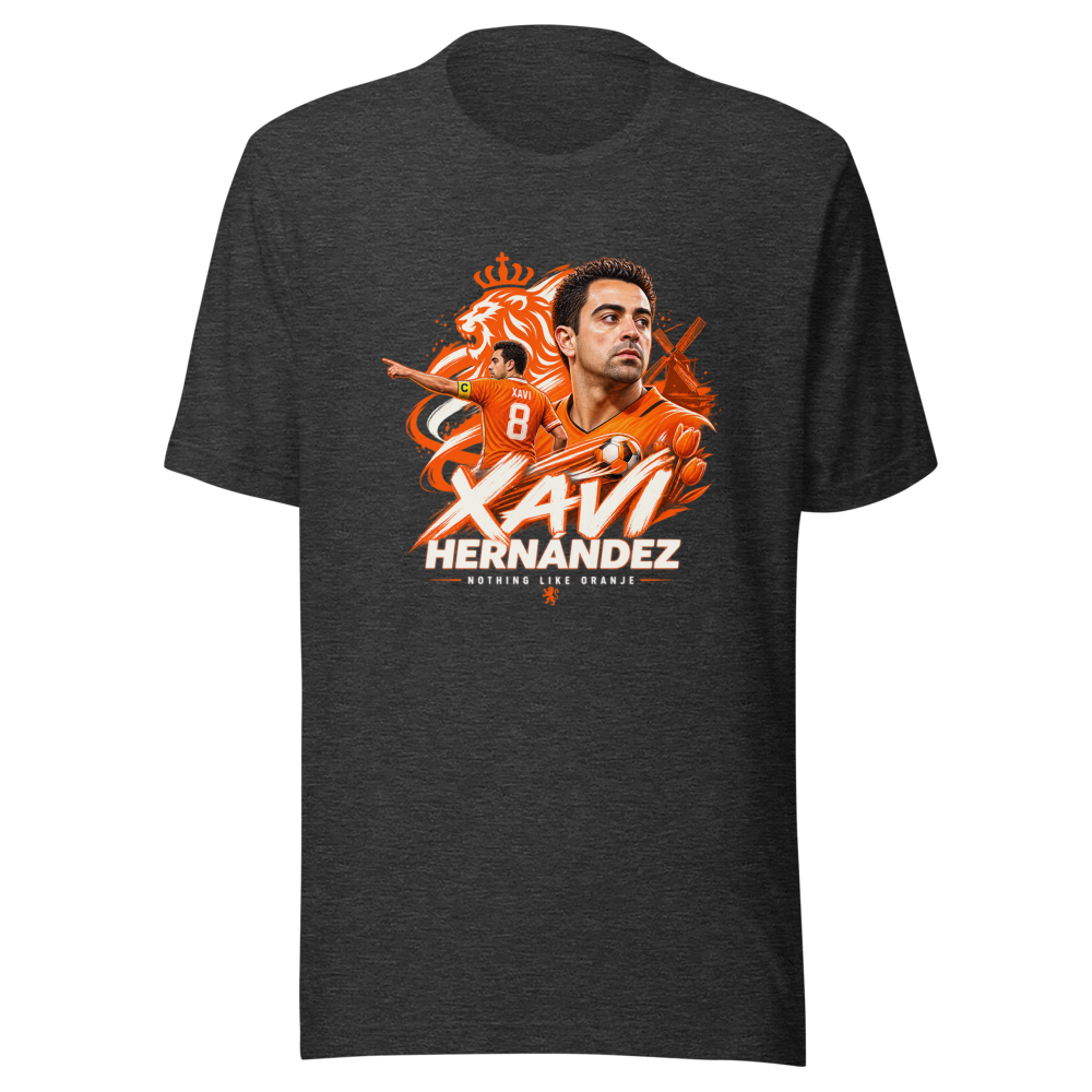 Xavi Hernández 'Nothing Like Oranje' Coach T-Shirt - Image 9