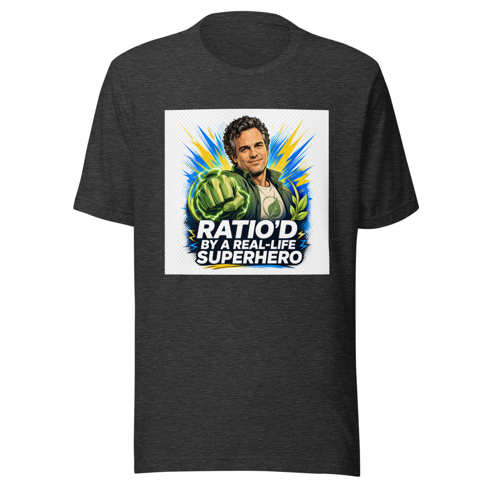 Mark Ruffalo Ratio'd Superhero T-Shirt - Image 9