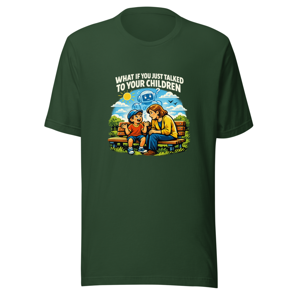 What If You Just Talked To Your Kids Tee - Image 7