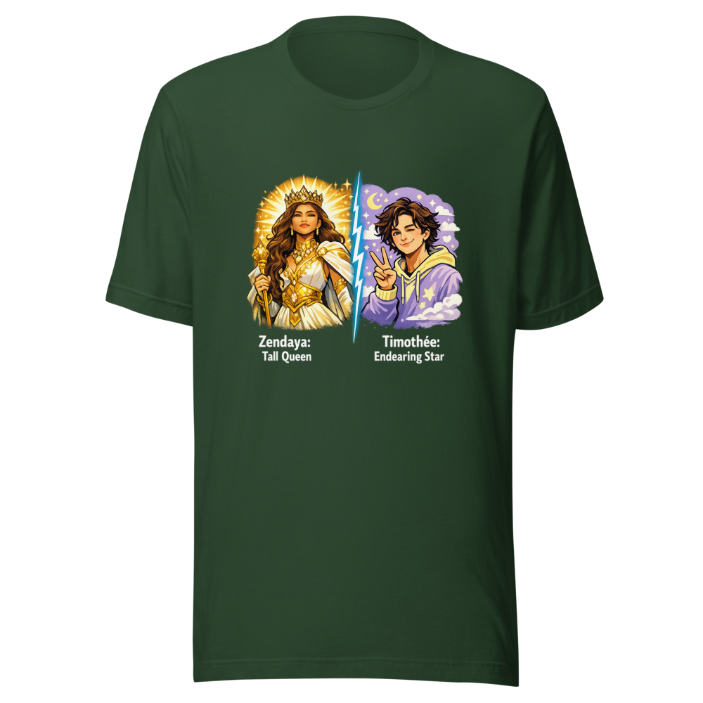 Zendaya Tall Queen & Timothée Twink King Tee - Image 7