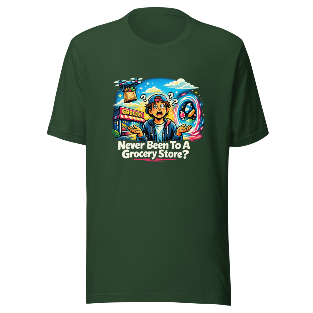 Never Been To A Grocery Store? Tee - Image 7