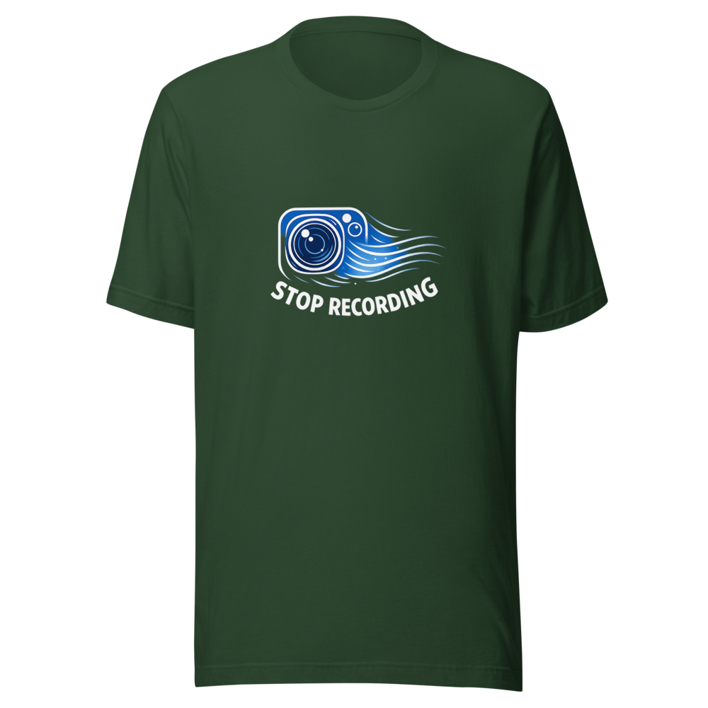 Stop Recording Surveillance State Vibe Tee - Image 7
