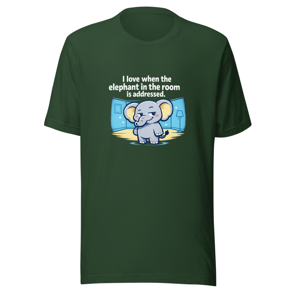 Elephant In The Room Meme Tee - Image 7