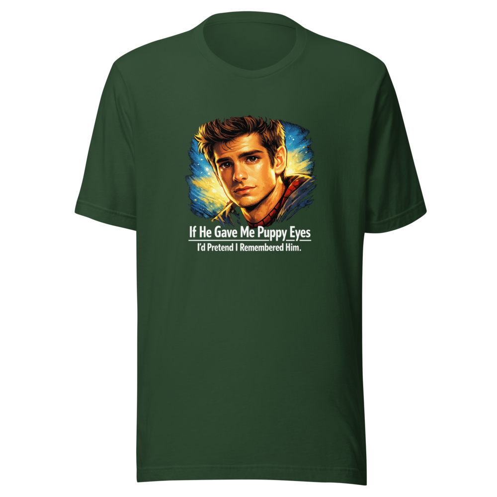 Peter Parker Puppy Eyes T-Shirt - Image 7