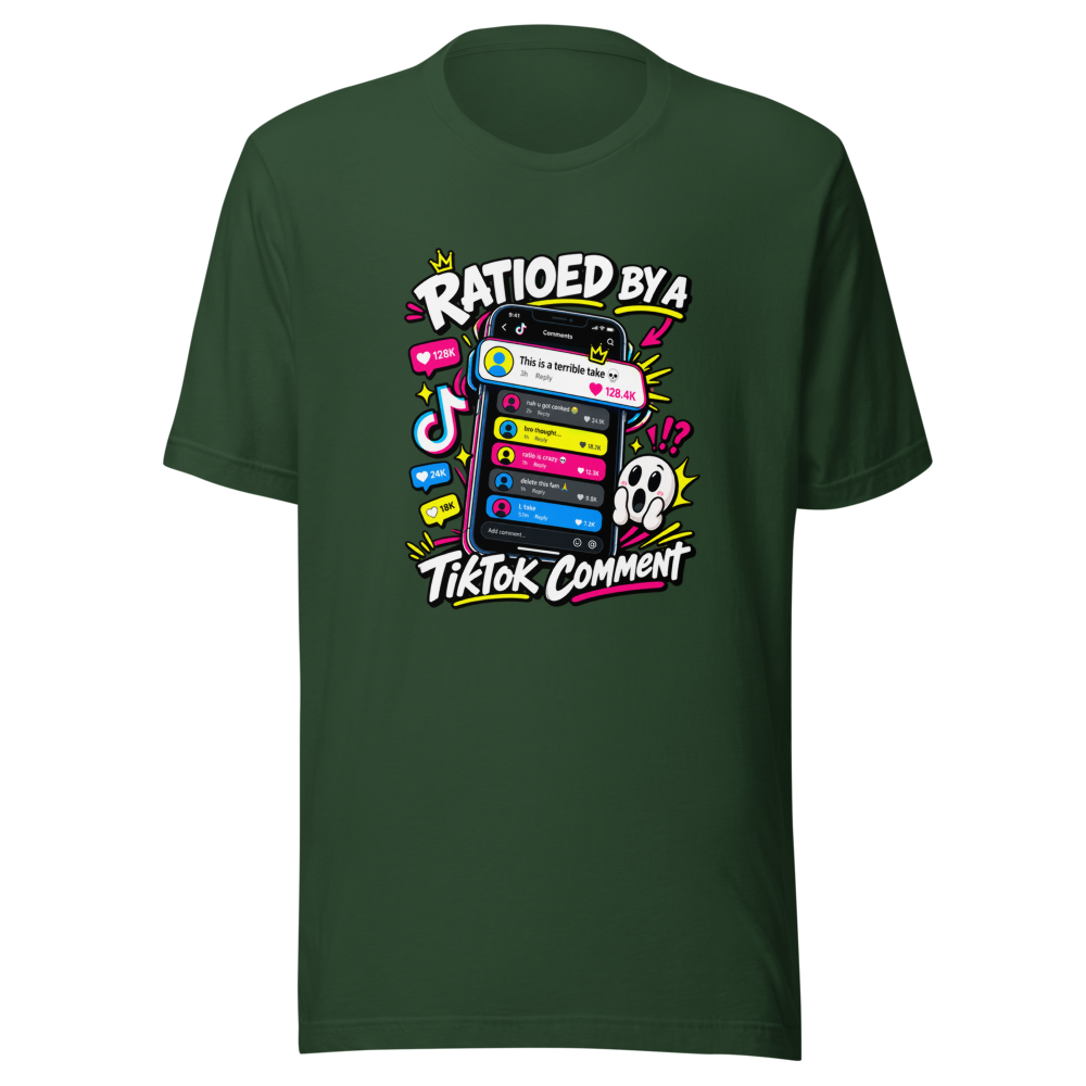 Ratioed By A TikTok Comment Viral Tee - Image 7
