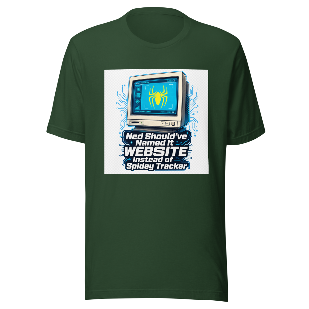 Ned's Website Tracker T-Shirt: Spider-Verse Fan Tee - Image 7