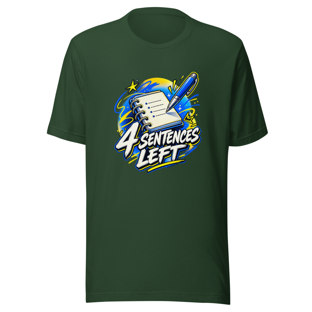 Last 4 Sentences Left T-Shirt - Image 7