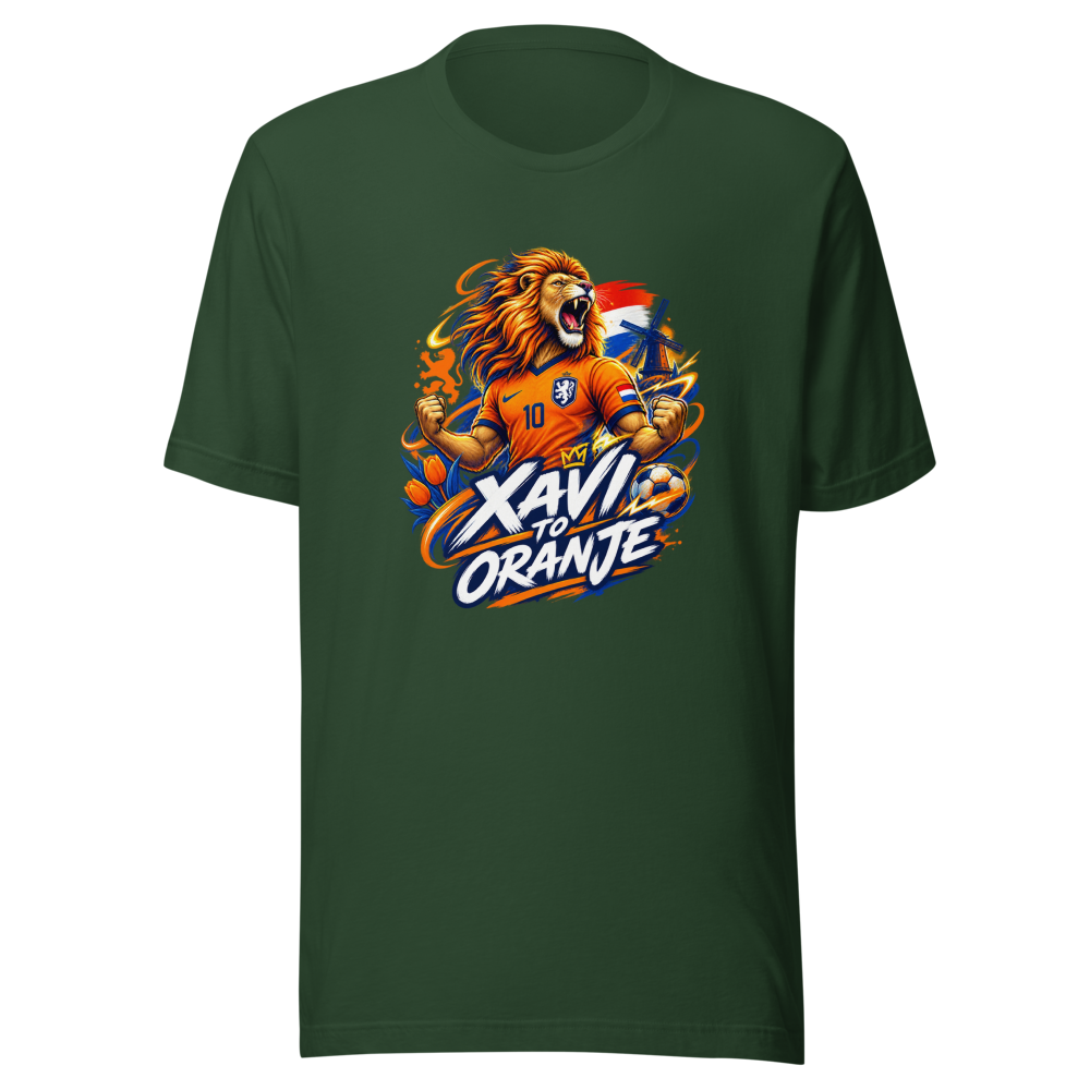 Xavi to Dutch National Team Coach T-Shirt - Image 7