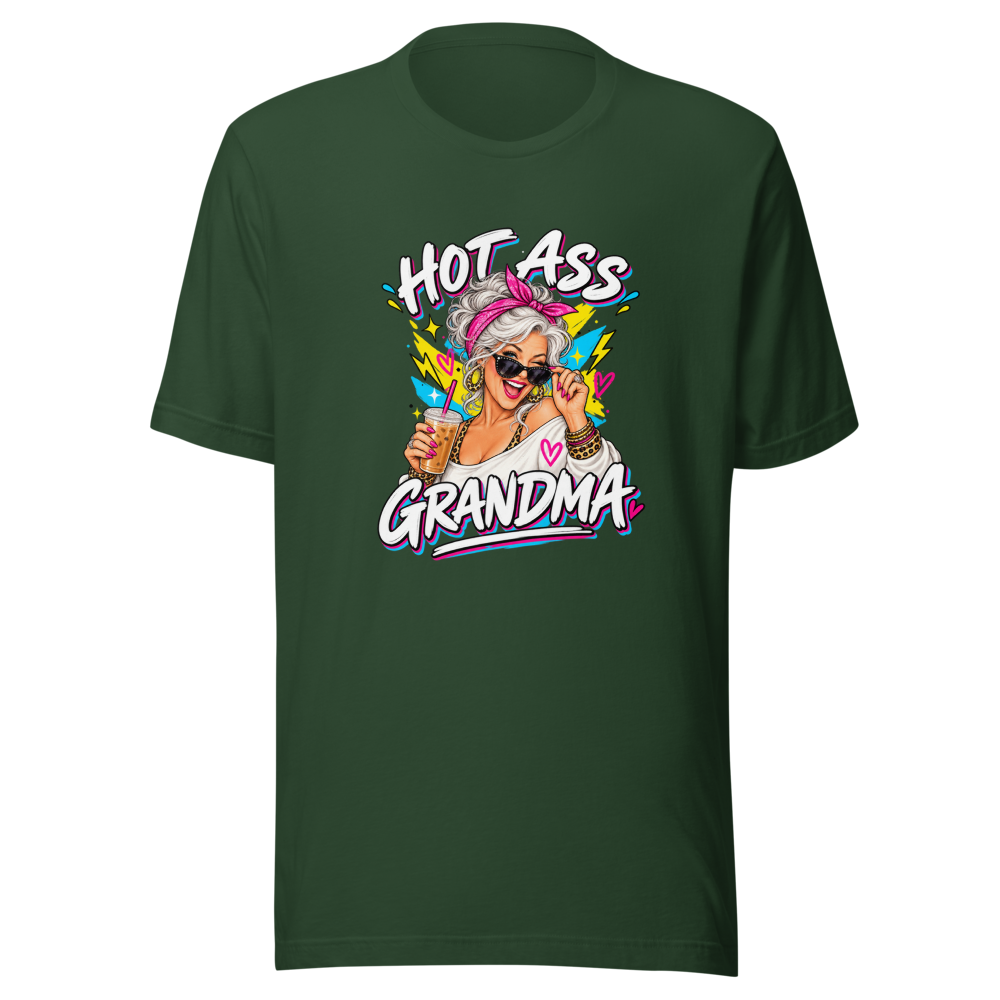 Hot Ass Grandma T-Shirt - Funny Meme Tee - Image 7