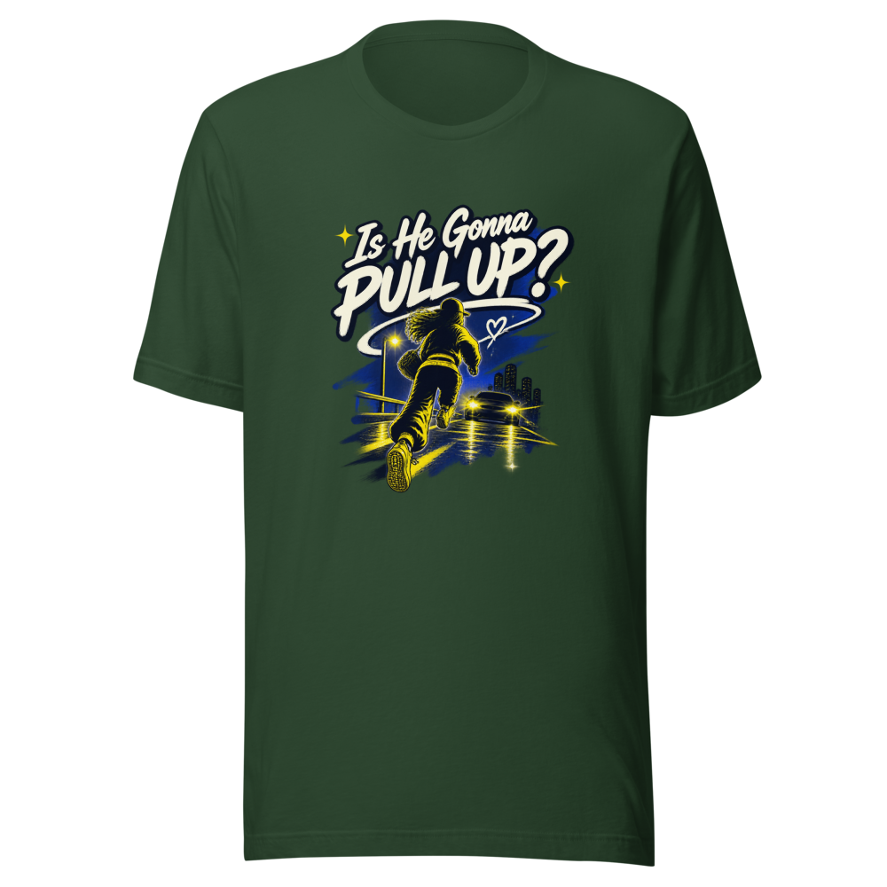 Is He Gonna Pull Up? Viral Meme T-Shirt - Image 7