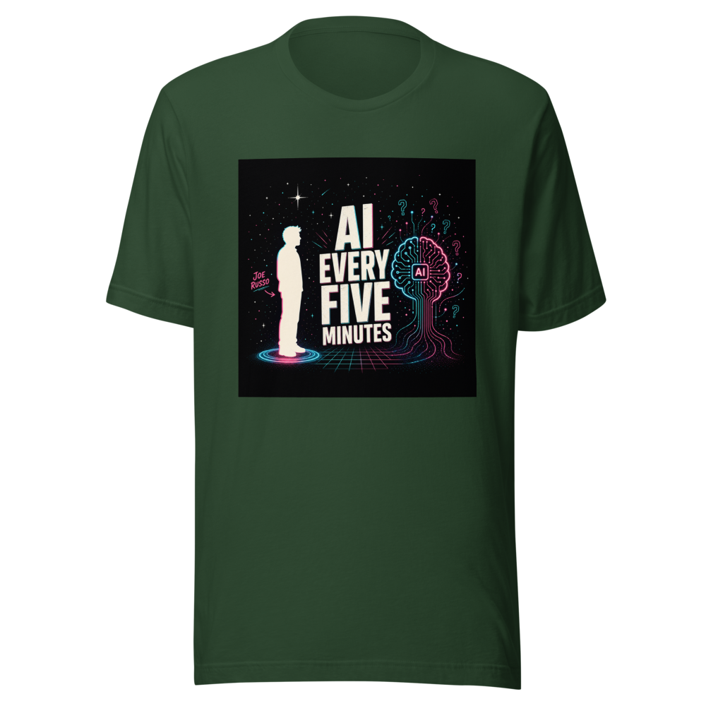 AI Fears & Silence Funny T-Shirt - Image 7