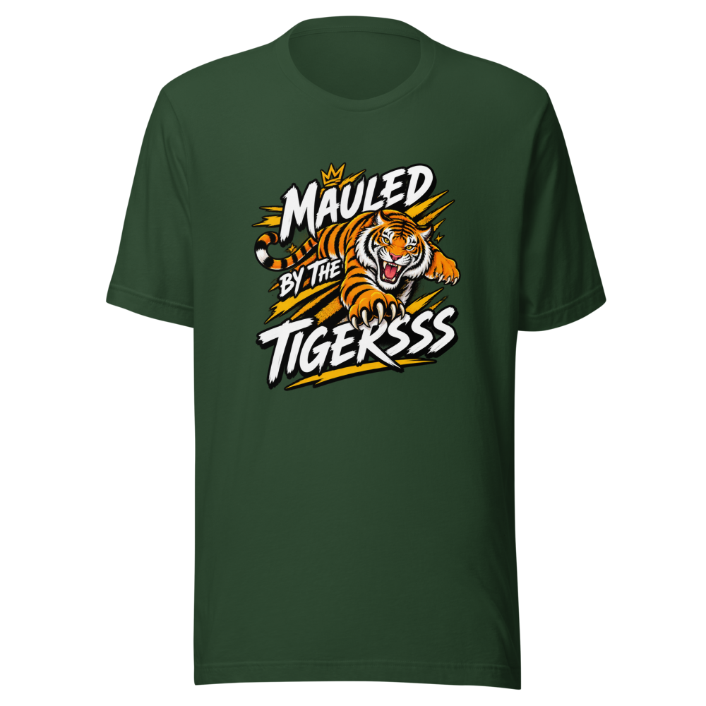 Mauled By The Tigersss Tee - Image 7