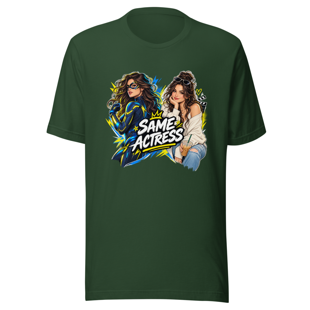Same Actress Then & Now Viral T-Shirt - Image 7