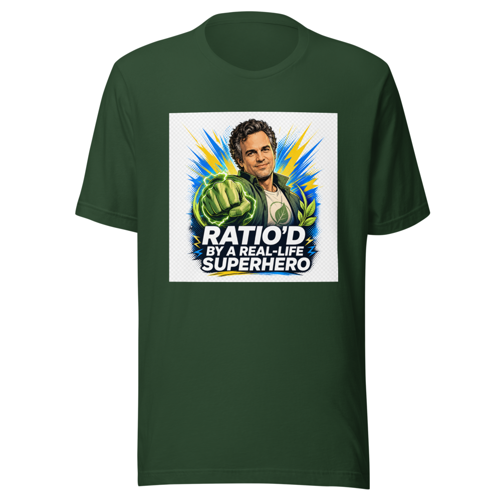 Mark Ruffalo Ratio'd Superhero T-Shirt - Image 7