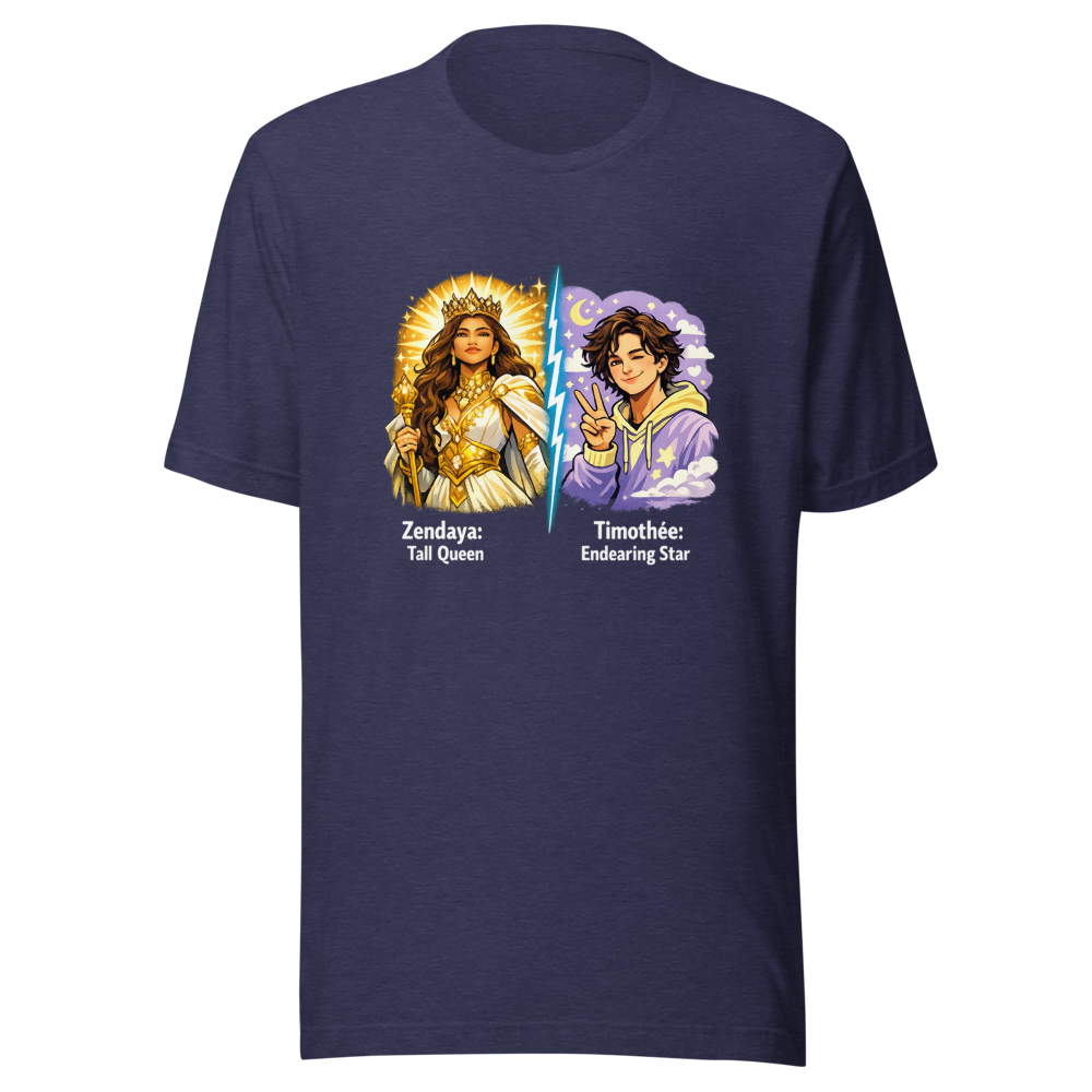 Zendaya Tall Queen & Timothée Twink King Tee - Image 5