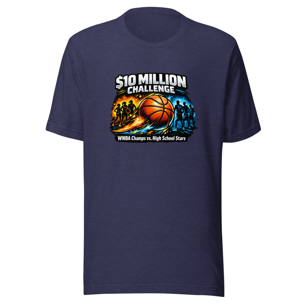 Clay Travis $10M WNBA vs High School Basketball Challenge Tee - Image 5