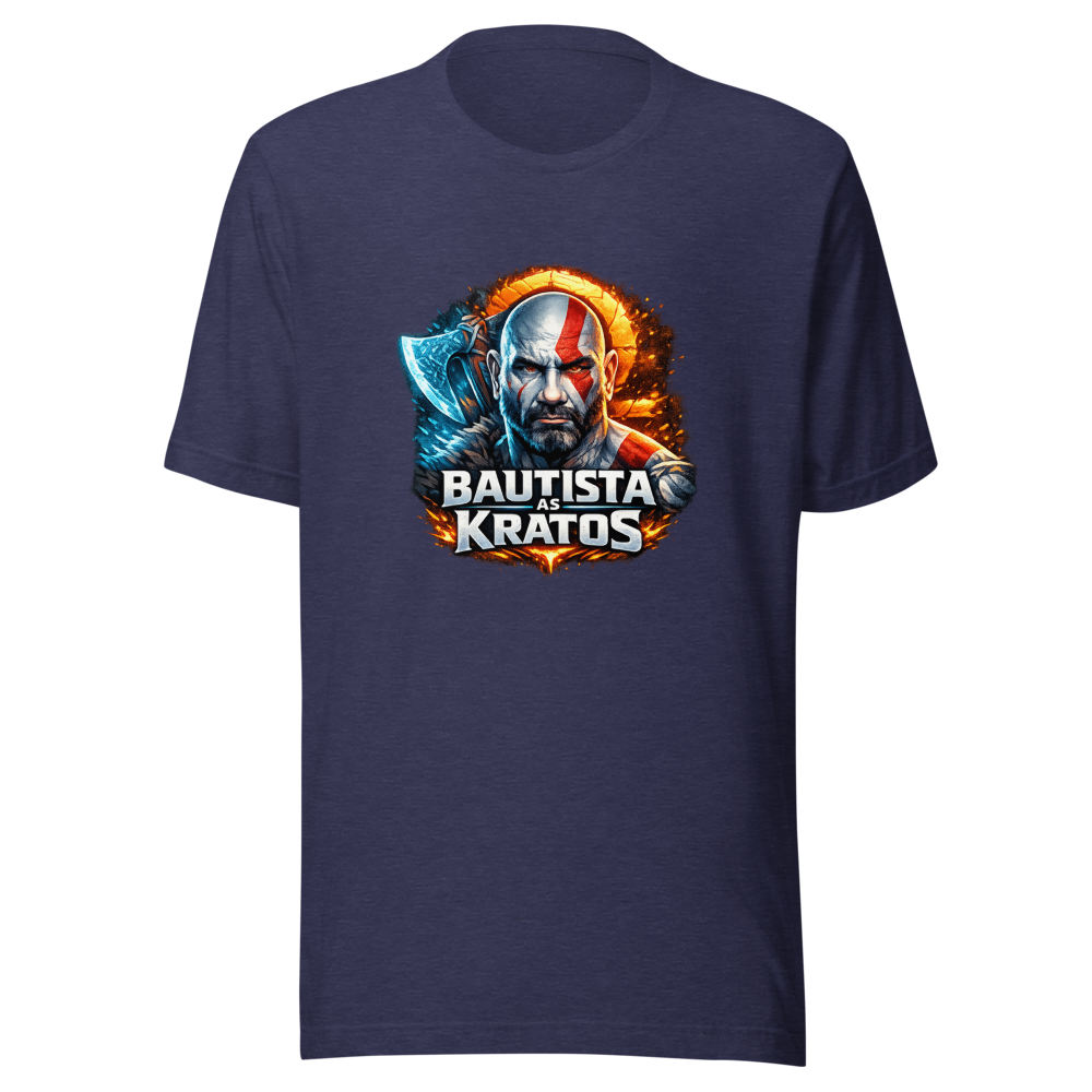 Dave Bautista as Kratos God of War Series T-Shirt - Image 5