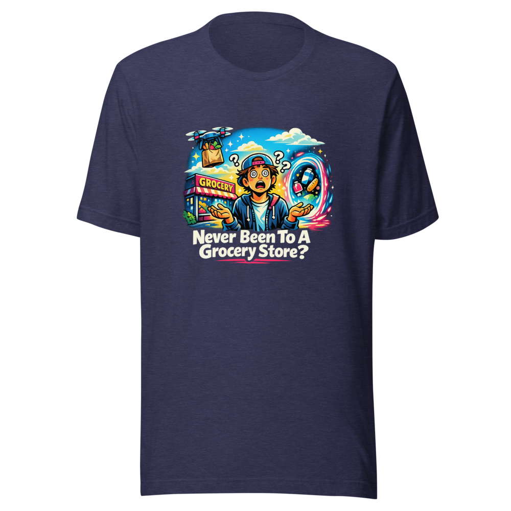 Never Been To A Grocery Store? Tee - Image 5