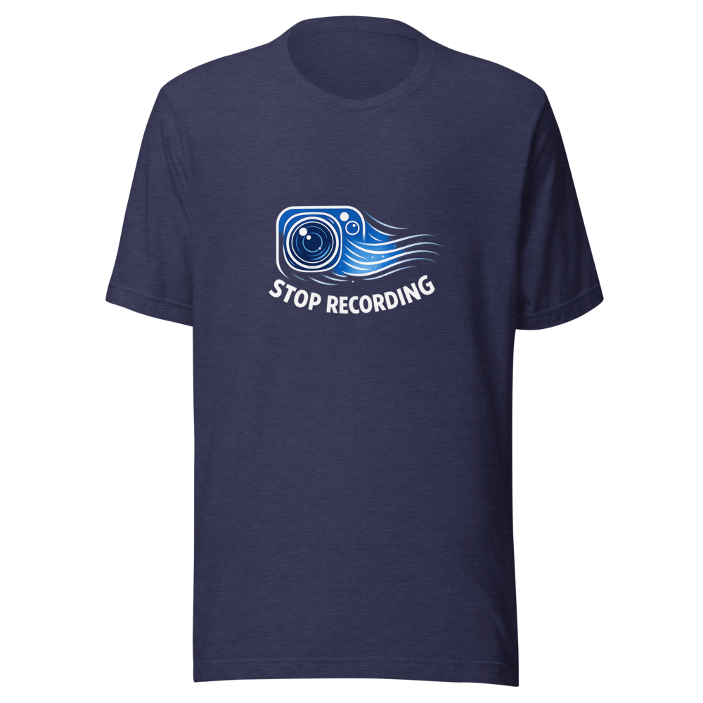 Stop Recording Surveillance State Vibe Tee - Image 5