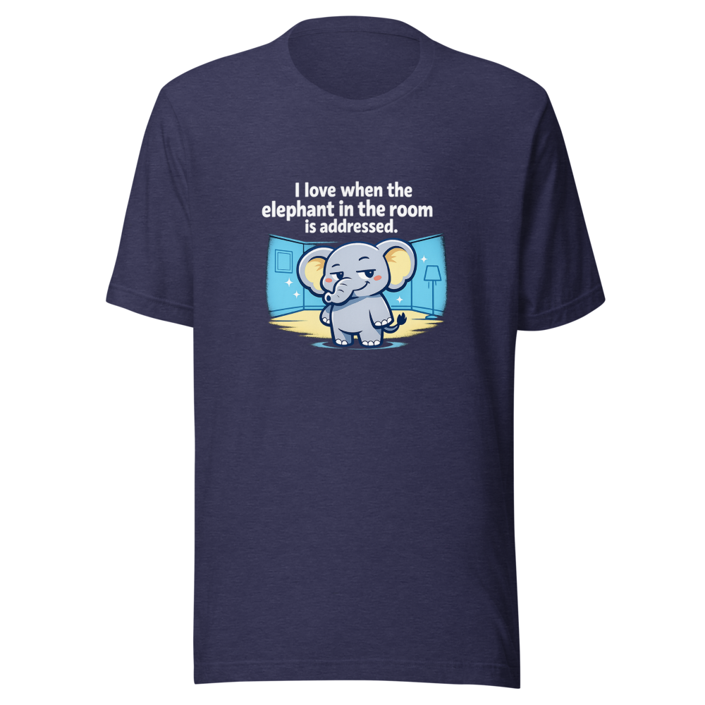 Elephant In The Room Meme Tee - Image 5