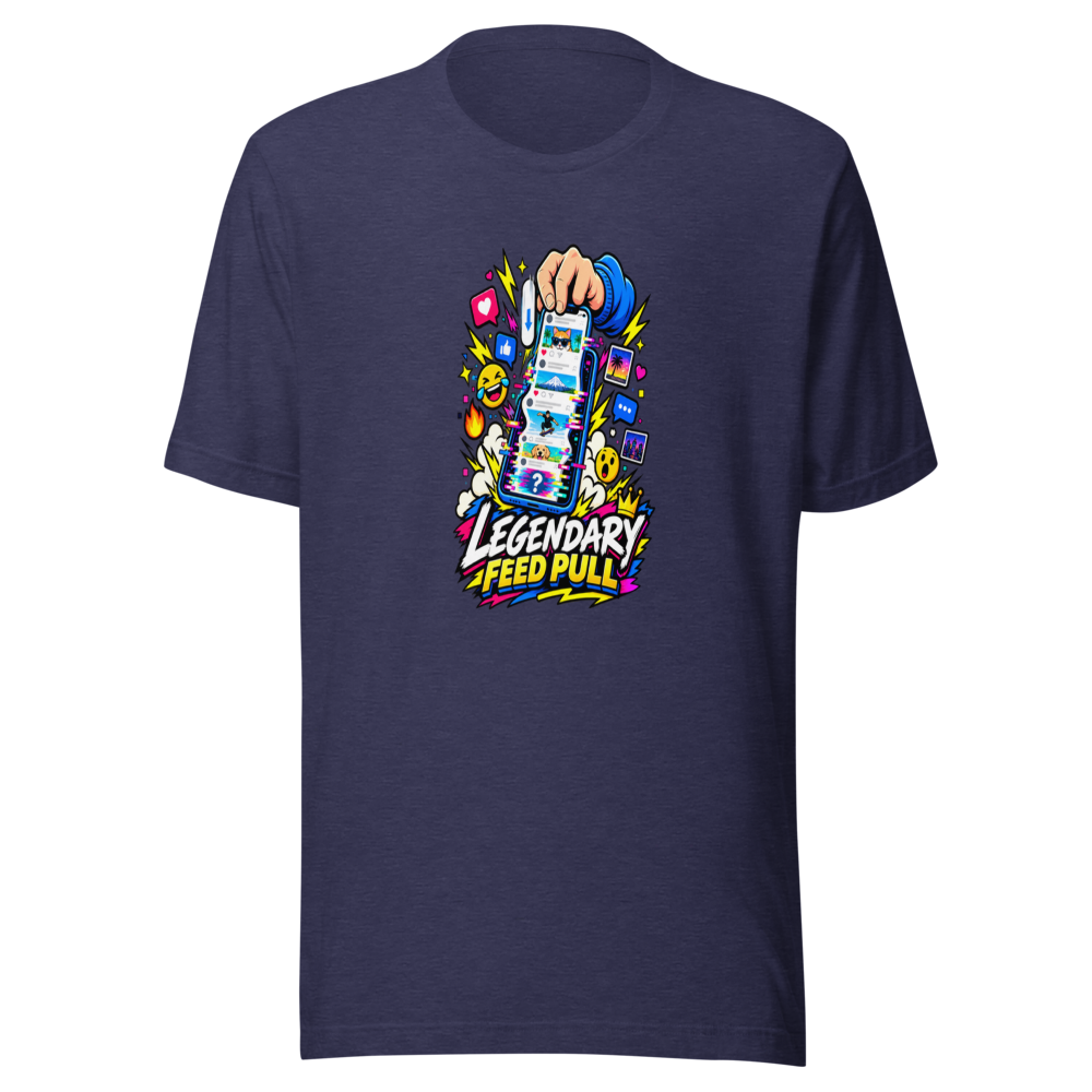 Legendary Feed Pull Viral Meme T-Shirt - Image 5
