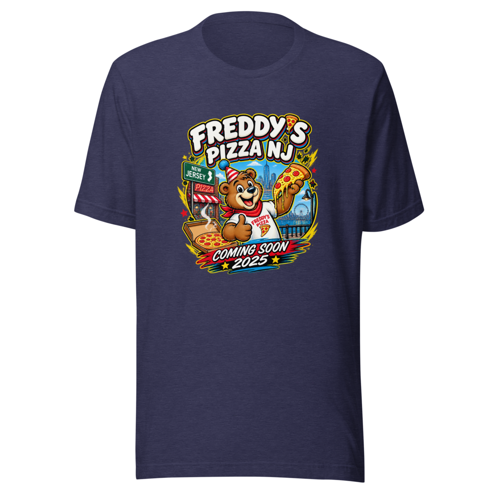 Freddy Fazbear's Pizza NJ - Coming Soon T-Shirt - Image 5