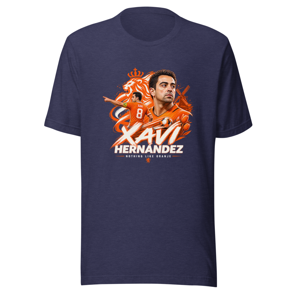 Xavi Hernández 'Nothing Like Oranje' Coach T-Shirt - Image 5