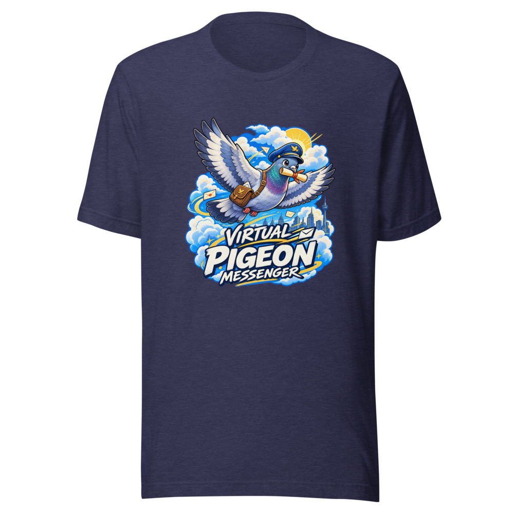 Virtual Pigeon Messenger App T-Shirt - Image 5