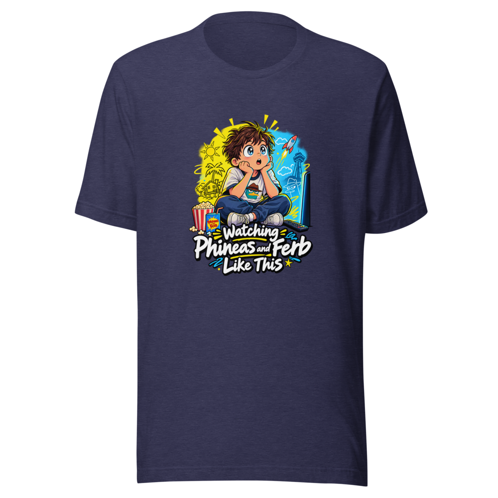 Phineas and Ferb Kid Vibes T-Shirt - Image 5