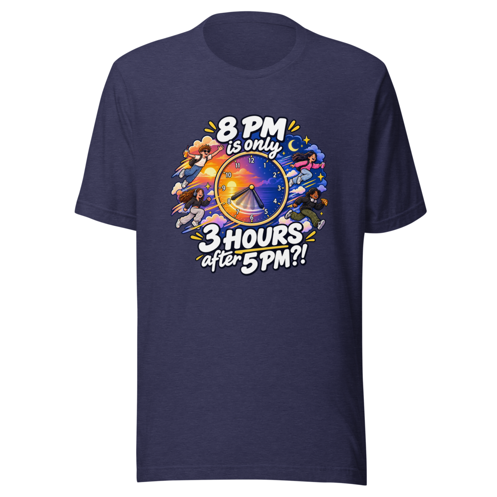 Time Flies 5 PM to 8 PM T-Shirt - Image 5