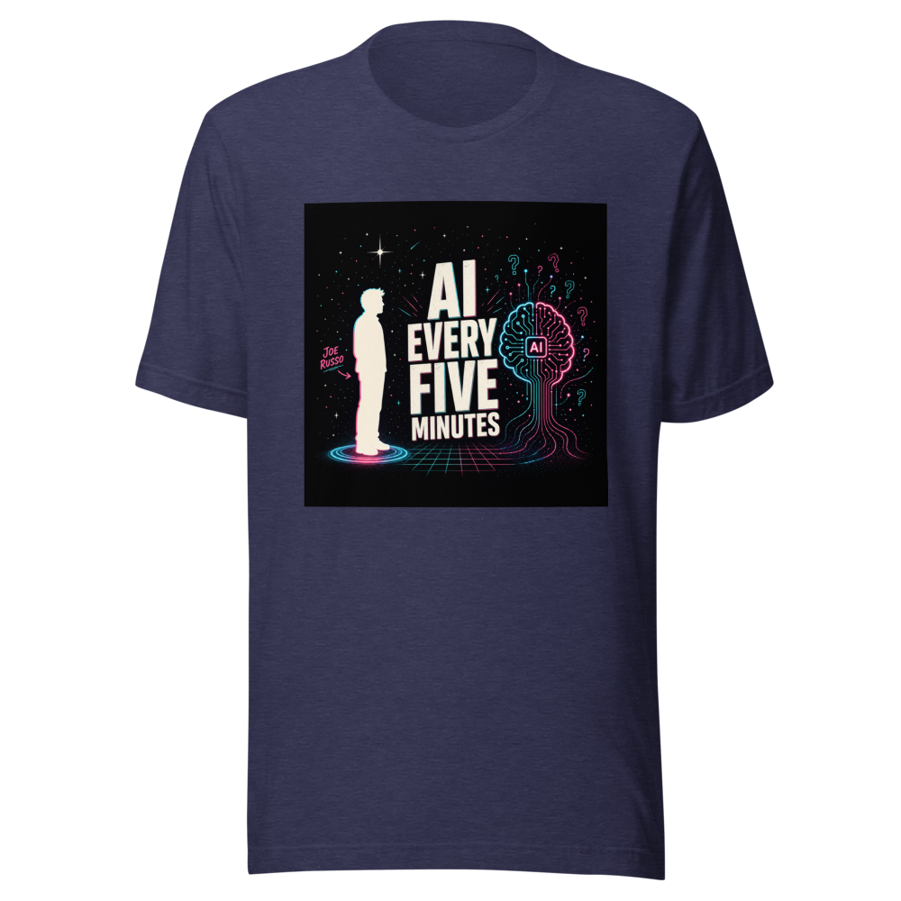 AI Fears & Silence Funny T-Shirt - Image 5