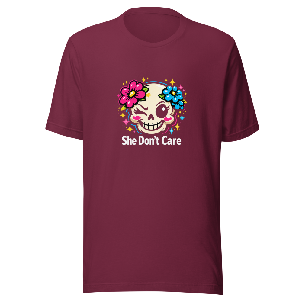 She Don't Care Tee - Unbothered Vibes - Image 6