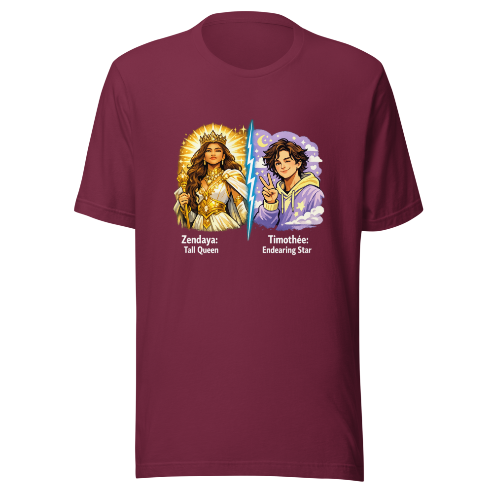 Zendaya Tall Queen & Timothée Twink King Tee - Image 6