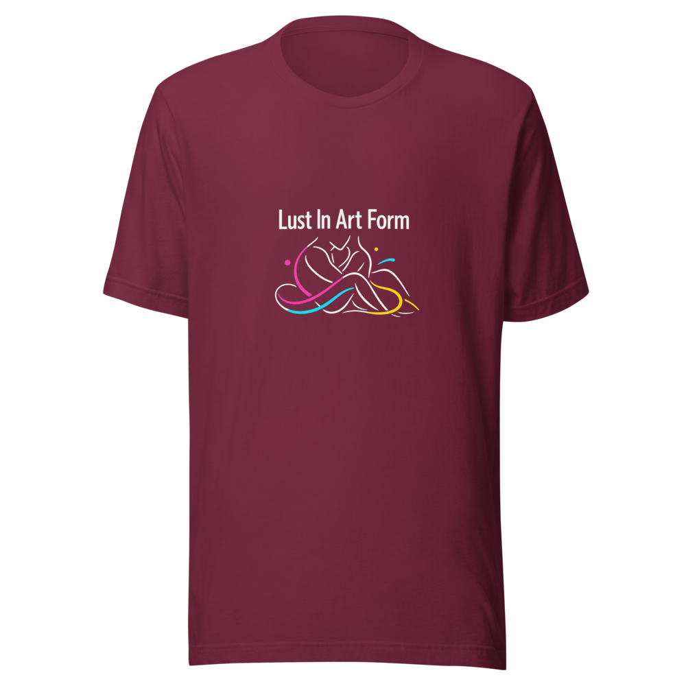 Lust In Art Form T-Shirt | Aesthetic Quote Tee - Image 6