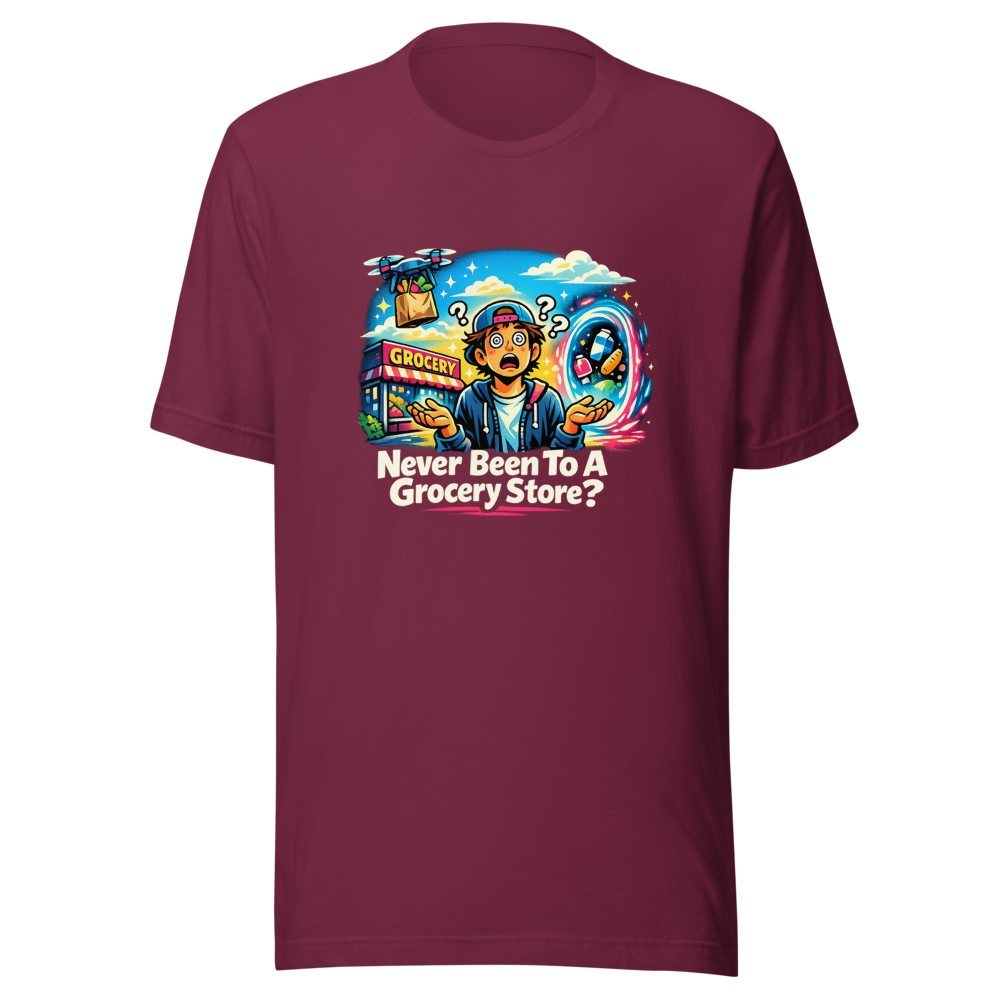 Never Been To A Grocery Store? Tee - Image 6